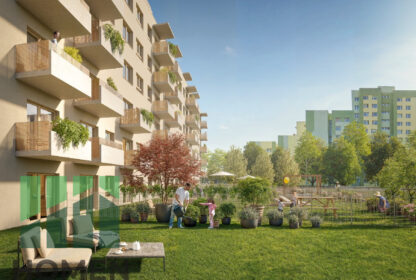 2 pokoje 34,86 m² | Balkon/Ogródek